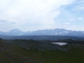 Panoramic view of mountains at the continental divide