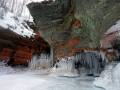 Alcove full of ice
