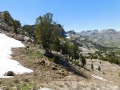 going up a mountain pass