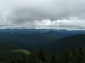 mountain horizon view