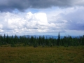 View of mountains from the Pitchstone Plateau